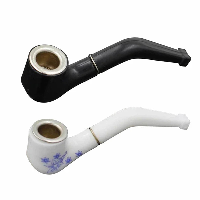 1 Pcs Pipe Black Hookah Durable Mini Delicate Smoking Pipe Tobacco