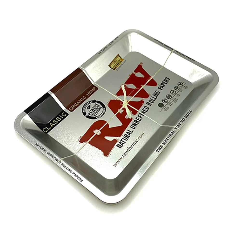 18x12.5cm Metal Tobacco Rolling Tray 52MM Herb Tobacco Grinder 2 layer